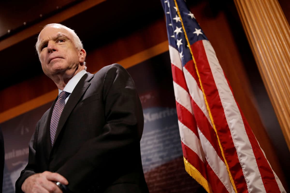 John McCain Opposing ACA Repeal